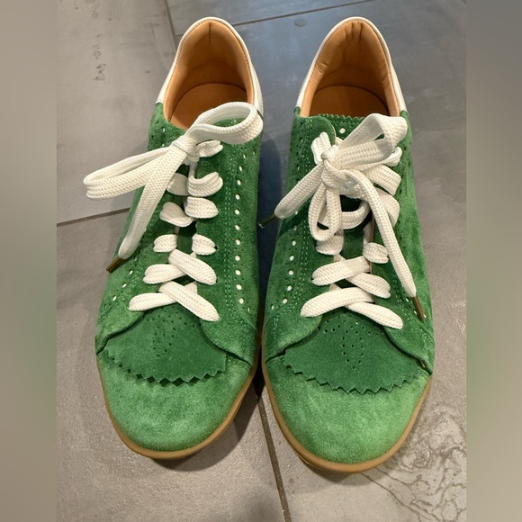 The Office of Angela Scott the Elliot Sneaker Green & white size EU 37 US 7 - Picture 4 of 16
